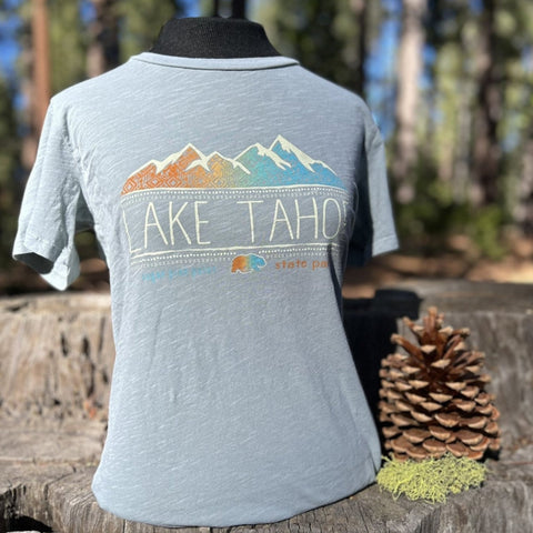 Women's Geo Mountain Tee- Sugar Pine Point State Park