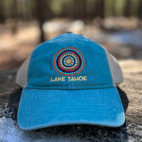 Tribal Sun Cap- Lake Tahoe