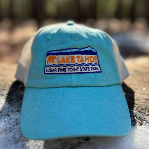 Lake Tahoe Bear and Lake Hat- Sugar Pine Point State Park