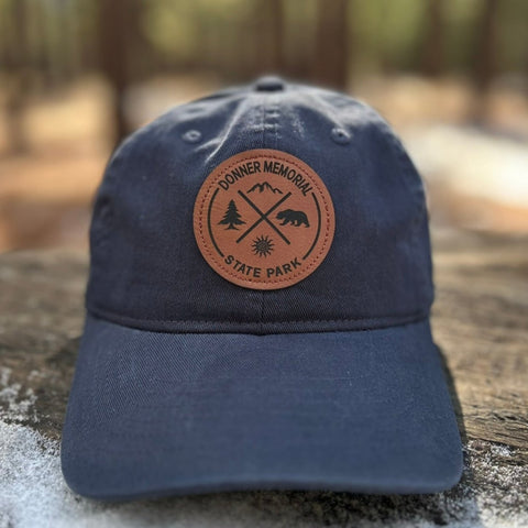 Leather Patch Hat- Donner Memorial State Park