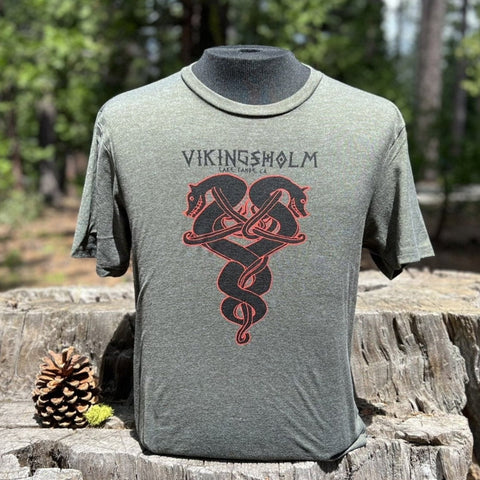 Men's Vikingsholm Double Dragon Tee