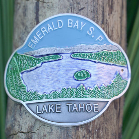 Hiking Staff Medallion- Emerald Bay