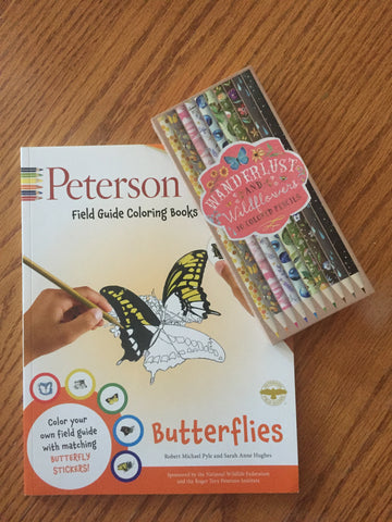 Peterson Field Guide Coloring Book with Wanderlust Color Pencils