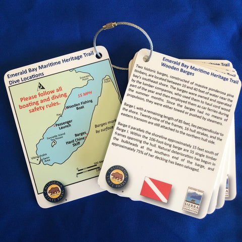 Dive Cards for the Emerald Bay Maritime Heritage Trail